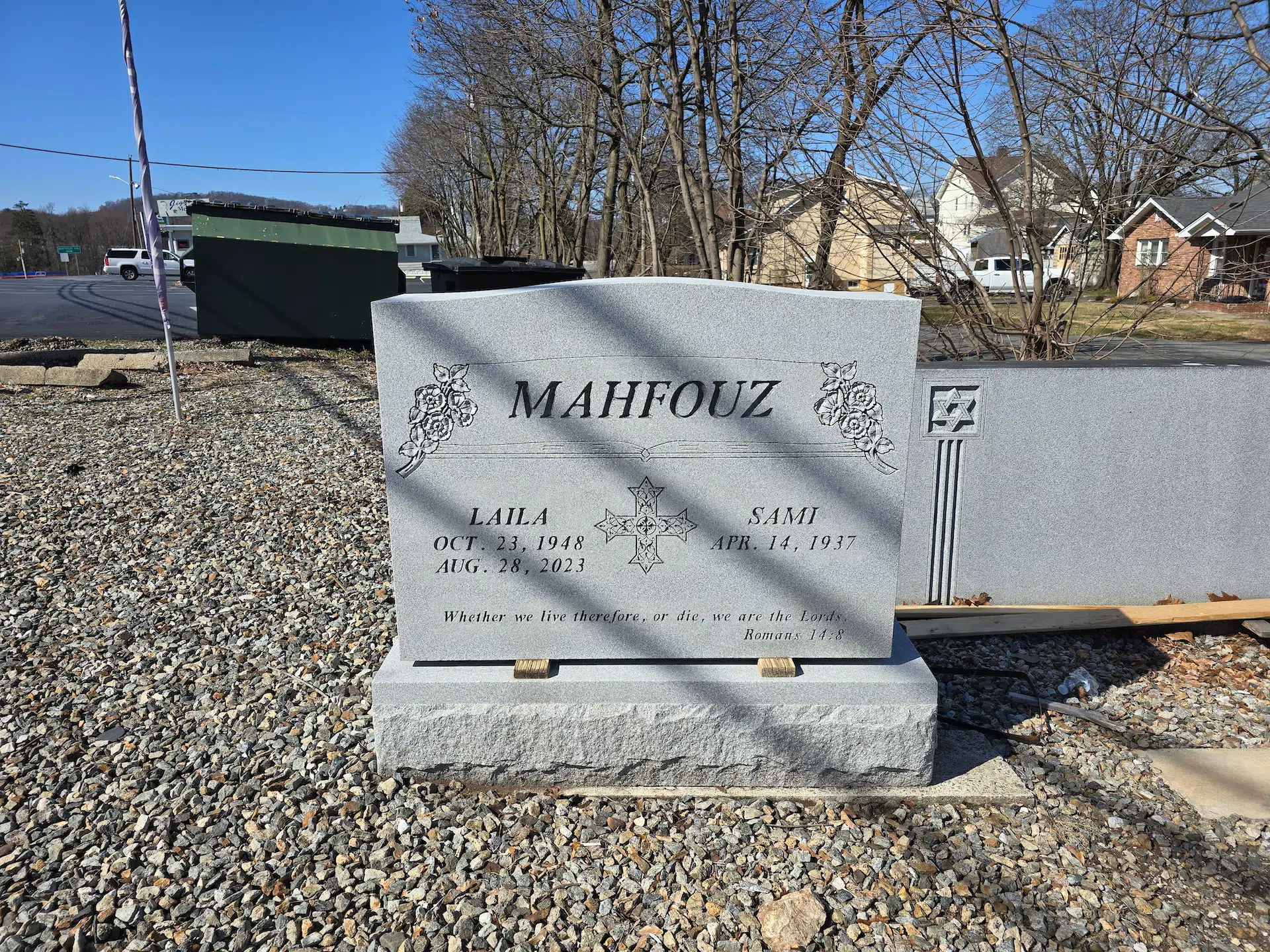 Granite Headstones for Sale hand-carved by Gravestone Shop in NJ — image 1